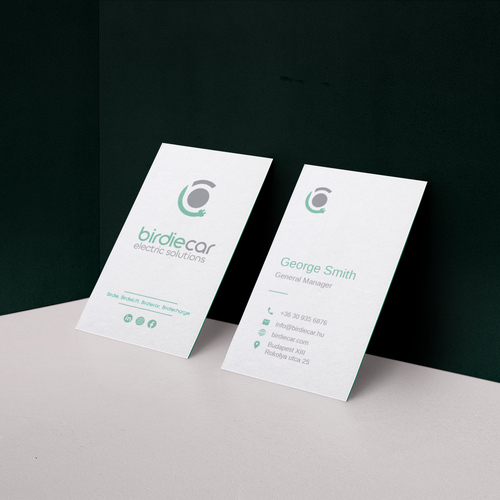 business card for company called birdie Design by Alvina S.