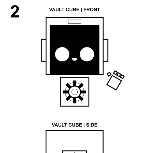 Design a cube-like Mascot Design by Carlos Cavalcante