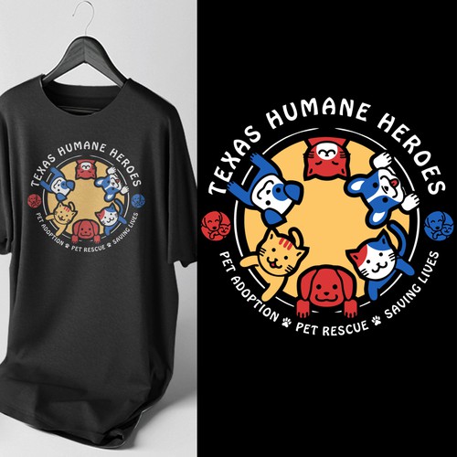 Save (animal) lives through design! no-kill, non-profit animal shelter (cat  and dogs) needs design to raise money! | T-shirt contest | 99designs