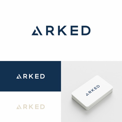 Logo and brand design for Arked Oy Design by polykindly