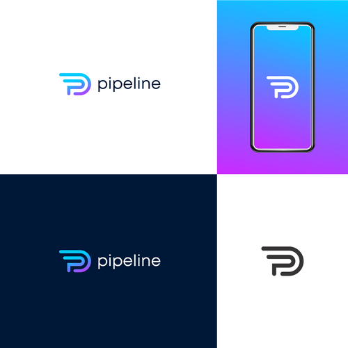 Diseño de Design a cool, sleek, tech-oriented logo for Pipeline de master.piece