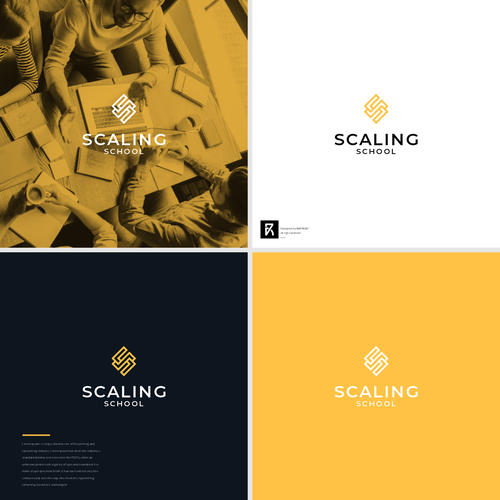 Design A Logo + Brand Guide For The "Scaling School" Design by BAEYBAEツ