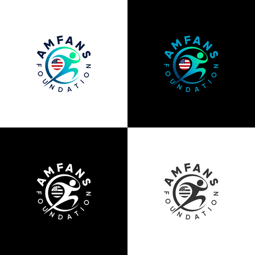 "Logo for sports-related charity" winning Logo & business card
