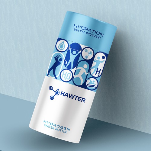 Design cutting edge, eye catching packaging for a revolutionary fitness product Design by Med™