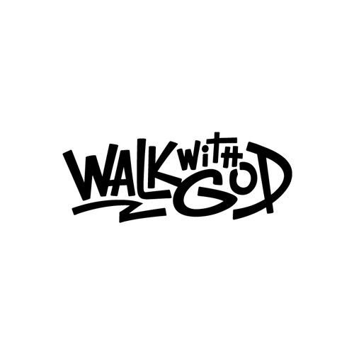 Walk With God Minimalist Luxury Logo for a Modern Faith & Fashion Brand Design by Postalita