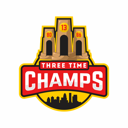 Basketball Logo for Team 'Three-Time Champs' - Your Winning Logo Featured on Major Sports Network Design by nuname