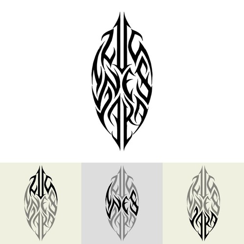 Names hidden in tribal | Tattoo contest | 99designs