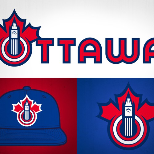 Diseño de Ottawa Champions Baseball Club Logo de REDPIN