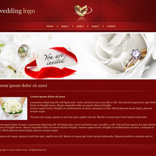 1-3 Page Website Template Design von webpagini