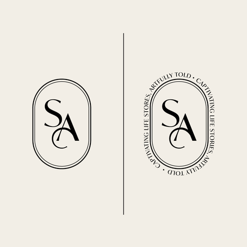 A logo that combines Old & New for a luxury unique writer's atelier Design by Studio Burrows