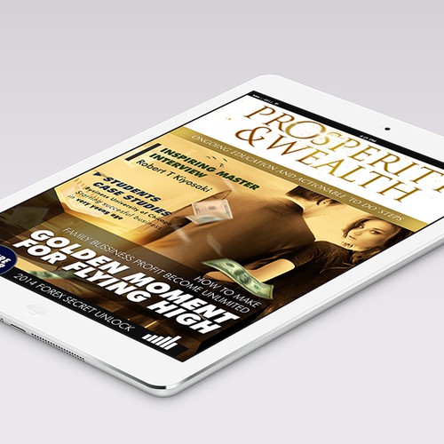 Create a winning magazine cover for an Apple Newsstand mag Design por Grafisons