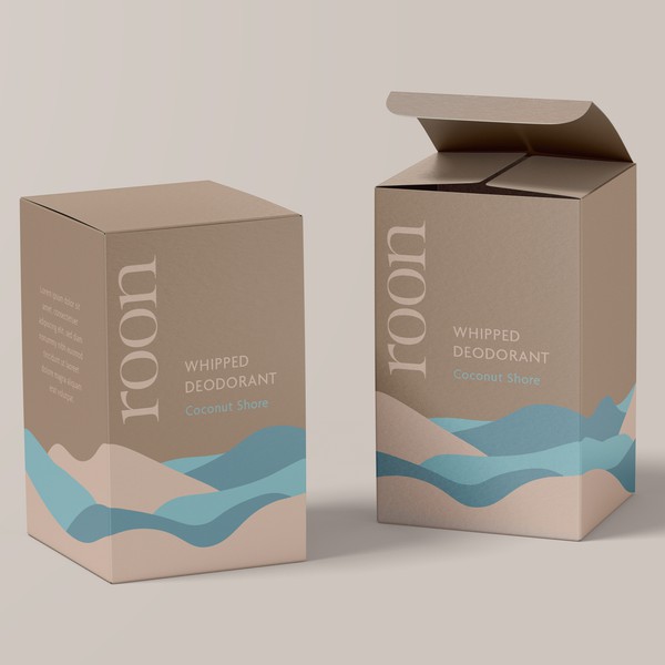 Whipped Deodorant box