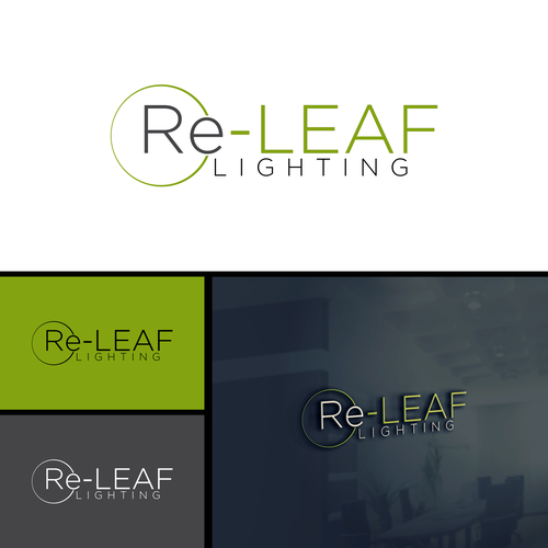 Re-LEAF Lighting logo Design by grafena#1