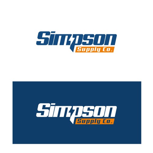 Logo for Simpson Supply Co. Design by unreal studio