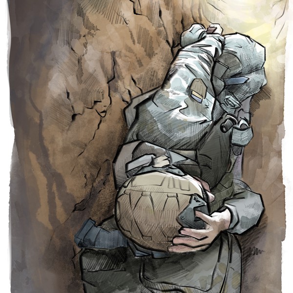 Sleeping soldier