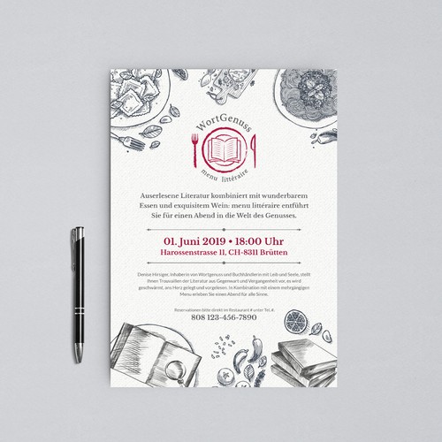 Postcard, flyer or print contest entry by Distinguish♐︎