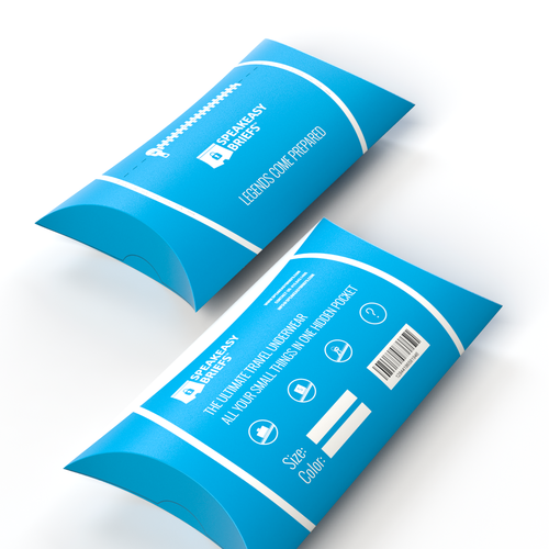 Eye-catching package for boxer briefs with a pocket., Product packaging  contest