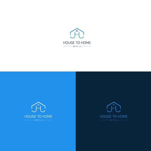 コンペ「"House to Home with JJ" REAL ESTATE AGENT LOGO!!」のデザイン by designhub24さん 