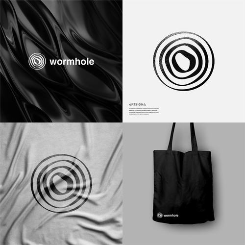 Wormhole Protocol Logo Design Design by artsigma