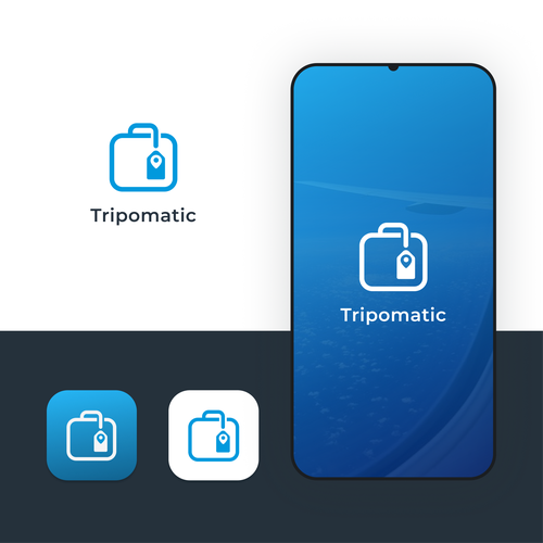 New logo for rebranding a trip planning app Design by Kr8v.in