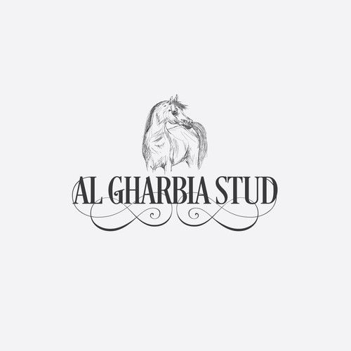 Arabian Horse LOGO Design by Petite Plume