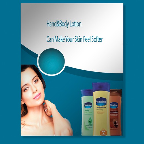 Perfumed Body lotion Poster for all skin, all color.... Poster contest