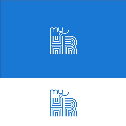 Create an awesome logo for myHR, the #1 HR Software in Luxembourg ! Design by M.I.Thomson