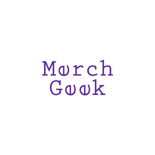 Merch Geek needs a new logo! Design by SP-99