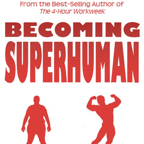 "Becoming Superhuman" Book Cover Diseño de Jodeit