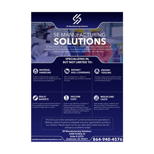 Clean single page line card for potential customers Design by Gorbachev