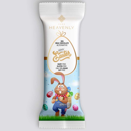 Design an easter inspired packaging for Pure Heavenly Chocolate Design by Bittu2015