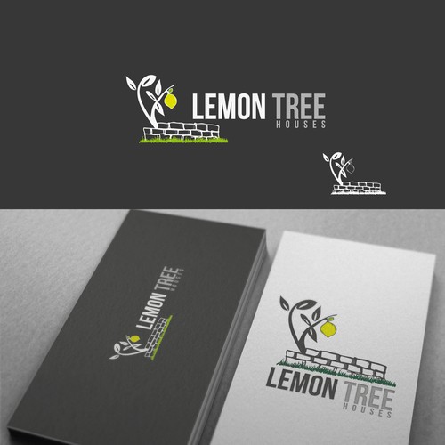 Lemon Tree Houses Logo Folegandros Island Resort in Greece! Design by puky