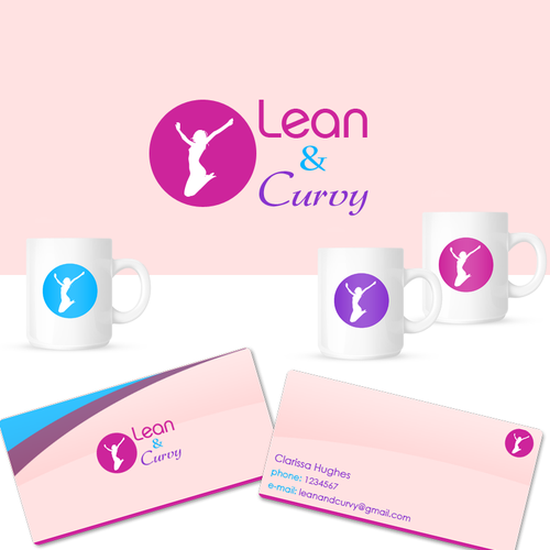 Gorgeous, 'girlie'  logo needed for Lean & Curvy  Design by RedRaccoon