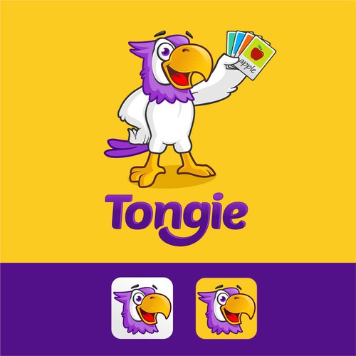 Design di Design Tongie's brand which is an A.I. boosted, language teaching mobile app di eugen ed