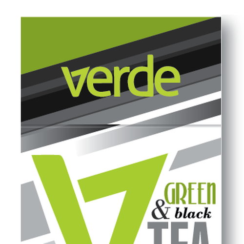 Verde Green Tea Cigarette Box Design Design by Gal 2:20