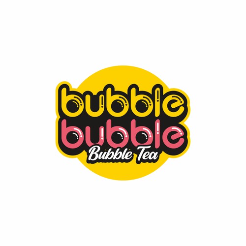 BUBBLE BUBBLE, brand of Bubble tea need its logo Design by R A G