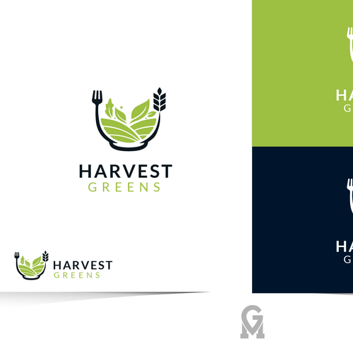 New Fast Casual Greens Based Food Concept Design our Signage, Logo to launch our concept Design by M.G. designs