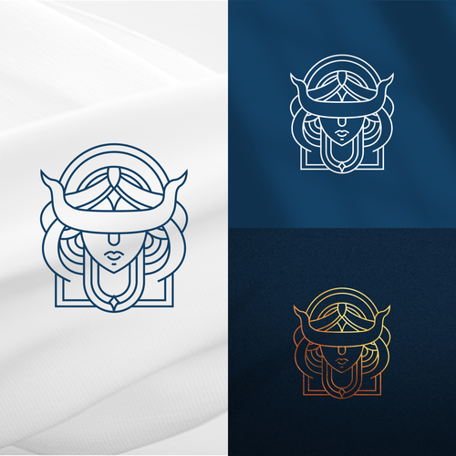 Fortuna Goddess Logo for Luxury French Jewelry House Design by Reka Rekzer