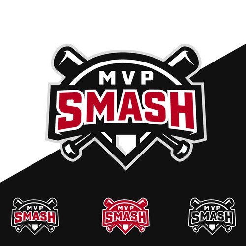 MVP Smash Softball Design por JDRA Design