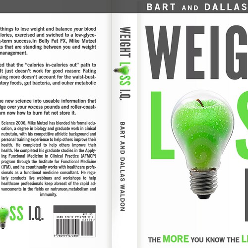 Design a creative and simple cover for weight loss book Design by Milica M.