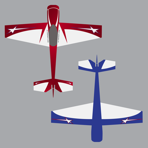 Aerobatic Aircraft paint scheme Design by Barton Designs