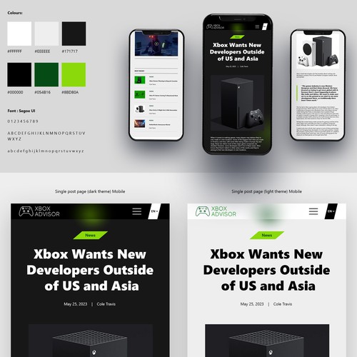 Designs | Require a modern and creative website design for a Xbox ...