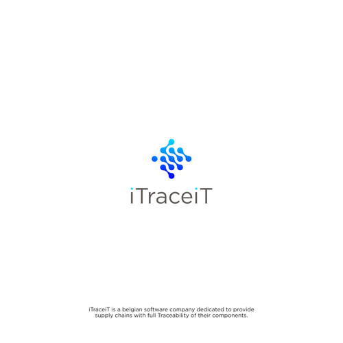 Corporate logo for our company specialized in traceability software (worldwide startup company) Design by 71Z Dezign
