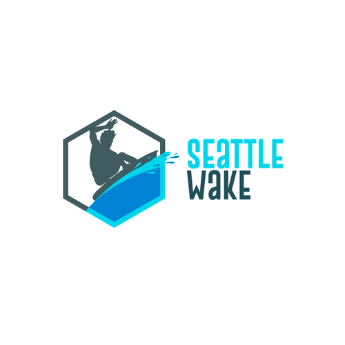 NEW logo for seattlewake -  wakesurfing logo Design by rjmor