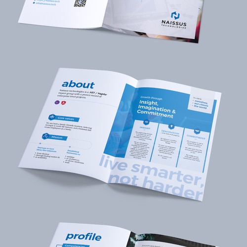 Software outsourcing brochure Design by kzine