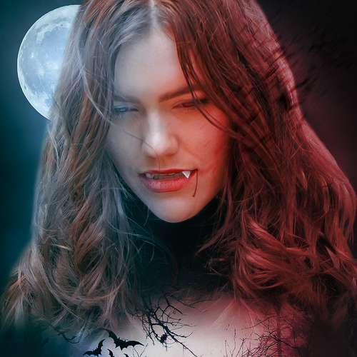 Vampire Poster Design Design by RAGON..