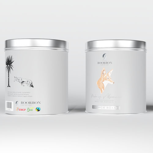 Artistic, luxurious and modern packaging for organic and fair trade coffee bean デザイン by babibola