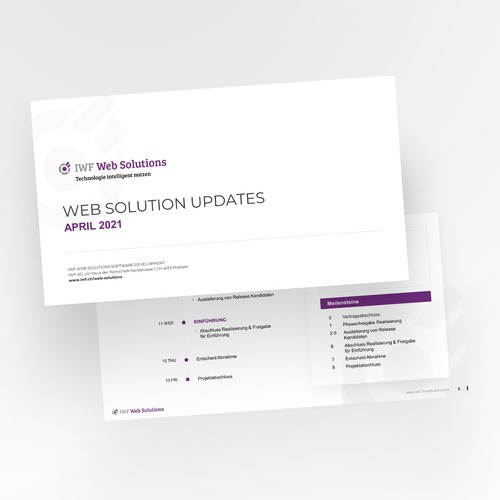 Gewinner des Wettbewerbs „Powerpoint Presentation für Web Company“ in der Kategorie PowerPoint-Vorlage von Rockslide