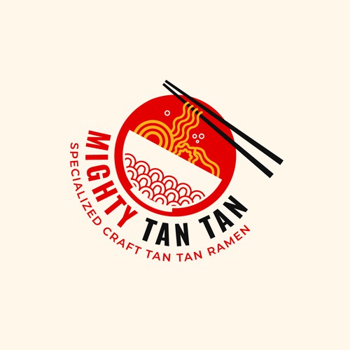 Japanese Tan Tan Ramen Shop Logo Design by Srdjan Savić