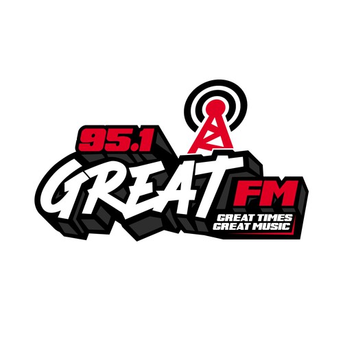 New Radio Station Logo playing Great music from the 70s, 80s, 90s and early 2000s! Design by Storiebird